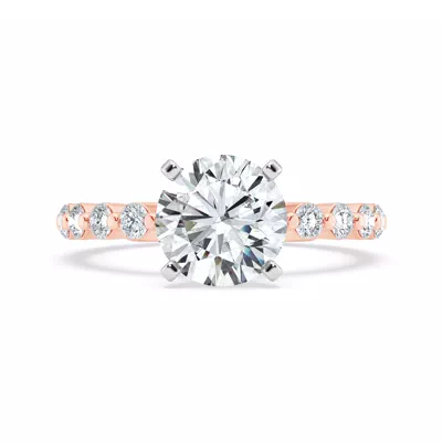 Signature Hearts & Arrows Shared Prong Engagement Ring (.70ct. tw.)