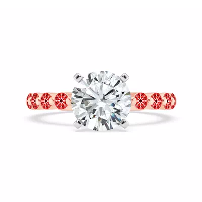 Signature Hearts & Arrows Shared Prong Engagement Ring (.70ct. tw.)