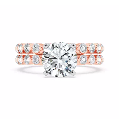 Signature Hearts & Arrows Shared Prong Engagement Ring (.70ct. tw.)