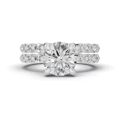 Signature Hearts & Arrows Shared Prong Engagement Ring (.70ct. tw.)