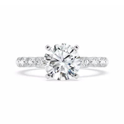 Signature Hearts & Arrows Shared Prong Engagement Ring (.70ct. tw.)