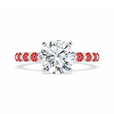 Signature Hearts & Arrows Shared Prong Engagement Ring (.70ct. tw.)