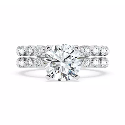 Signature Hearts & Arrows Shared Prong Engagement Ring (.70ct. tw.)