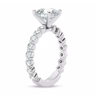 Signature Hearts & Arrows Shared Prong Engagement Ring (.70ct. tw.)