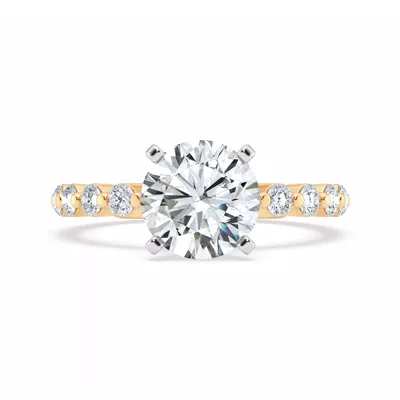 Signature Hearts & Arrows Shared Prong Engagement Ring (.70ct. tw.)