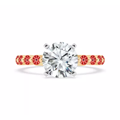 Signature Hearts & Arrows Shared Prong Engagement Ring (.70ct. tw.)