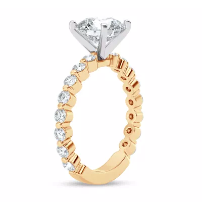 Signature Hearts & Arrows Shared Prong Engagement Ring (.70ct. tw.)