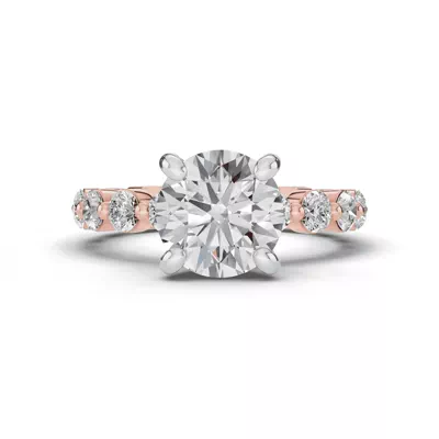 Signature Hearts & Arrows Shared Prong Engagement Ring (1.00ct. tw.)