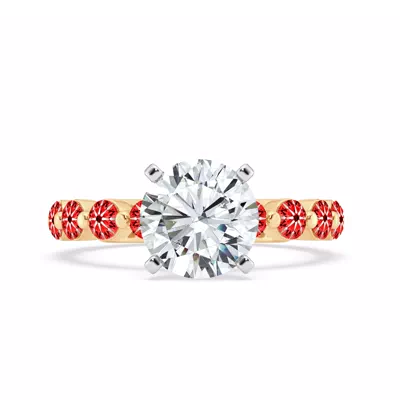 Signature Hearts & Arrows Shared Prong Engagement Ring (1.00ct. tw.)