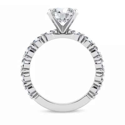 Signature Hearts & Arrows Shared Prong Engagement Ring (1.00ct. tw.)