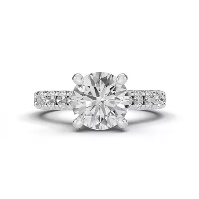 Tradition Pavé Cathedral Engagement Ring (.70ct. tw.)