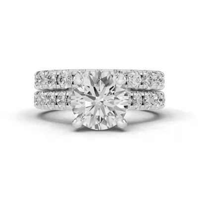 Tradition Pavé Cathedral Engagement Ring (.70ct. tw.)
