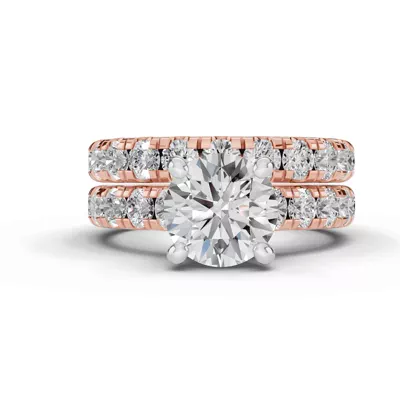 Signature Hearts & Arrows Classic Hidden Halo Cathedral Engagement Ring (1.00ct. tw.)