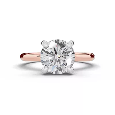 Signature Hearts & Arrows Hidden Halo Engagement Ring (2mm)