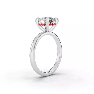 Signature Hearts & Arrows Hidden Halo Engagement Ring (2mm)