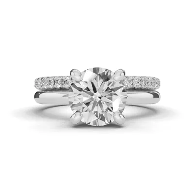 Signature Hearts & Arrows Hidden Halo Engagement Ring (2mm)