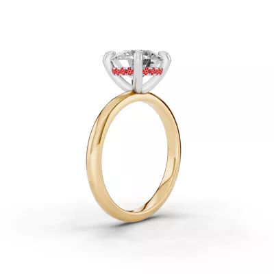 Signature Hearts & Arrows Hidden Halo Engagement Ring (2mm)