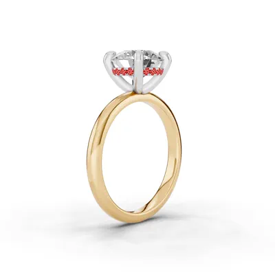 Signature Hearts & Arrows Hidden Halo Engagement Ring (2mm)