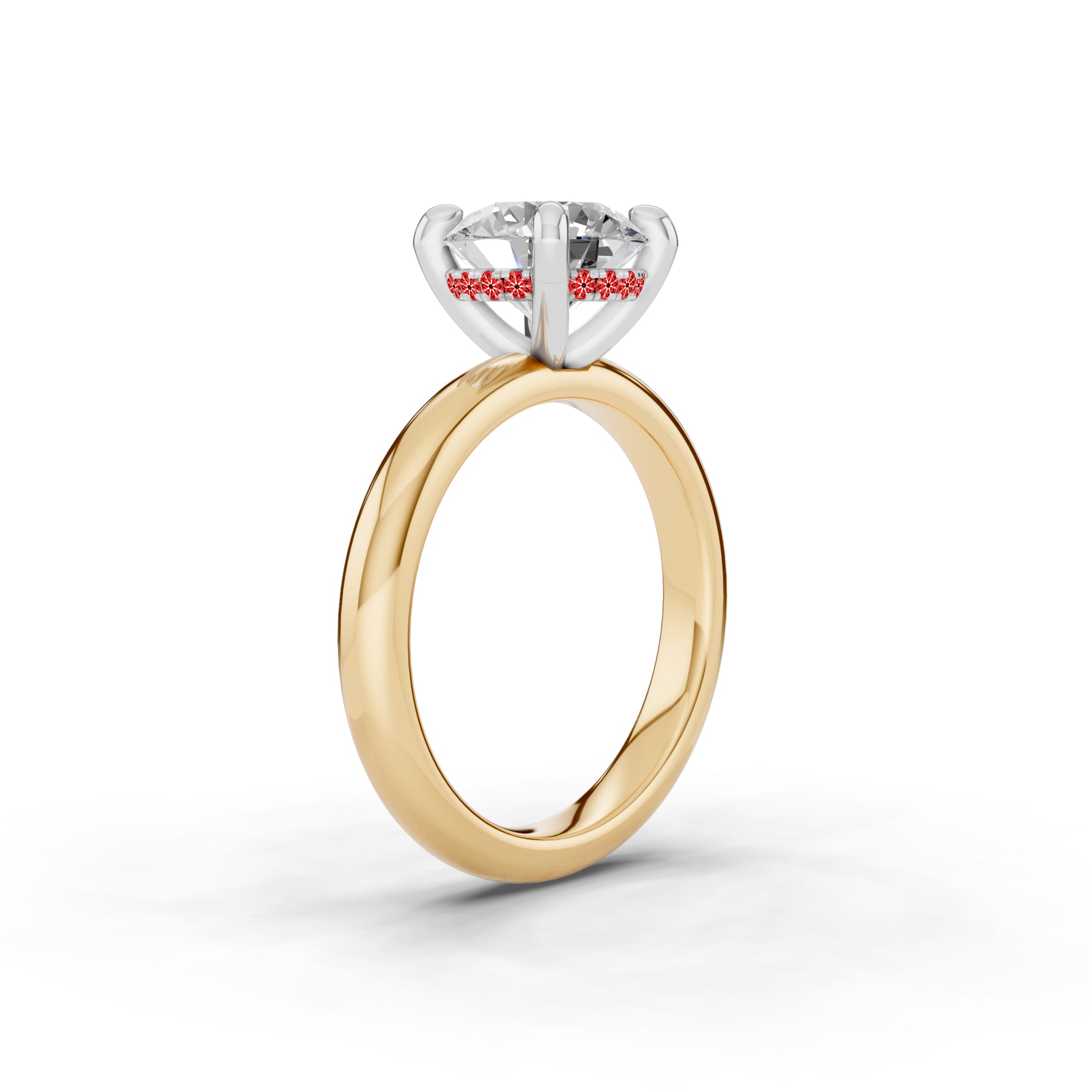 Signature Hearts & Arrows Hidden Halo Engagement Ring (2.7mm)