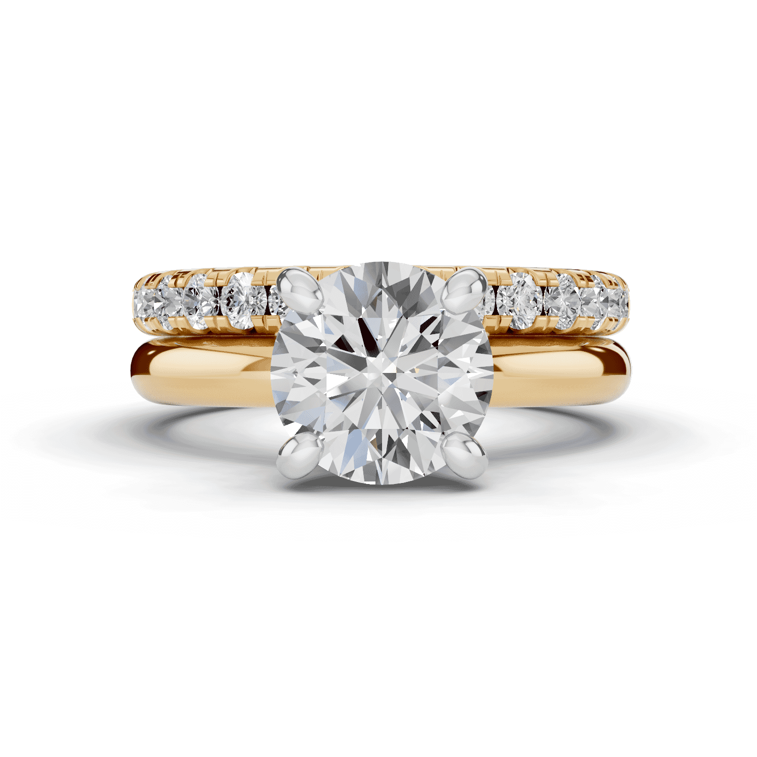 Signature Hearts & Arrows Hidden Halo Engagement Ring (2.7mm)