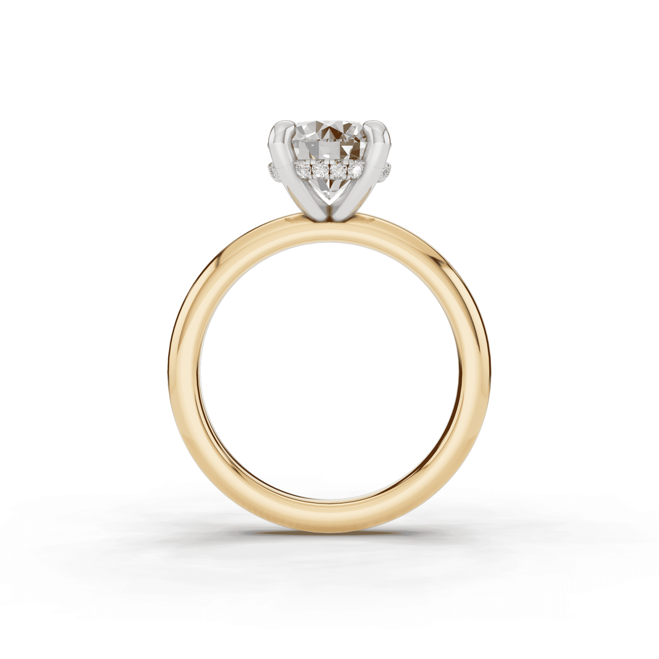 Signature Hearts & Arrows Hidden Halo Engagement Ring (2.7mm)