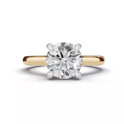 Tradition Hidden Halo Cathedral Engagement Ring (2.7mm)