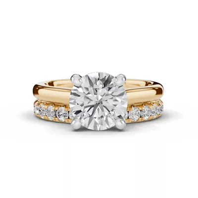 Tradition Hidden Halo Cathedral Engagement Ring (2.7mm)