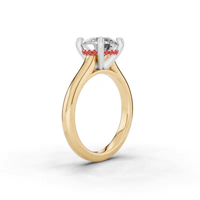 Signature Hearts & Arrows Hidden Halo Cathedral Engagement Ring (2.7mm)