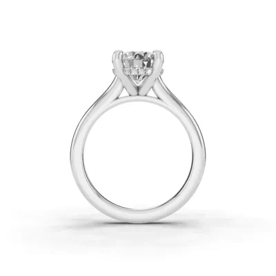 Signature Hearts & Arrows Hidden Halo Cathedral Engagement Ring (2.7mm)