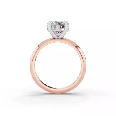 Signature Hearts & Arrows Hidden Halo Knife-Edge Engagement Ring