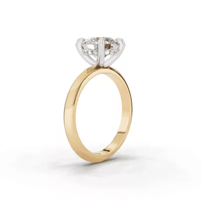 Signature Hearts & Arrows Hidden Halo Knife-Edge Engagement Ring