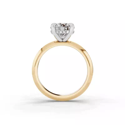 Signature Hearts & Arrows Hidden Halo Knife-Edge Engagement Ring