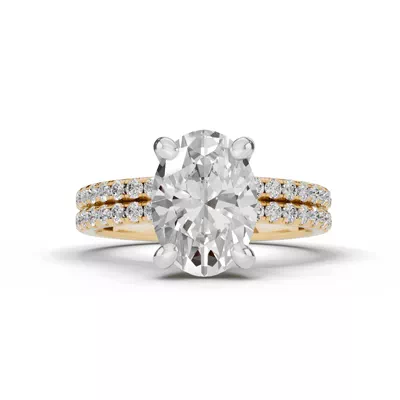 Signature Hearts & Arrows Classic Hidden Halo Pavé Engagement Ring (1/4ct. tw.)