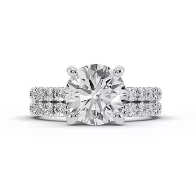 Signature Hearts & Arrows Classic Hidden Halo Pavé Engagement Ring (1/2ct. tw.)