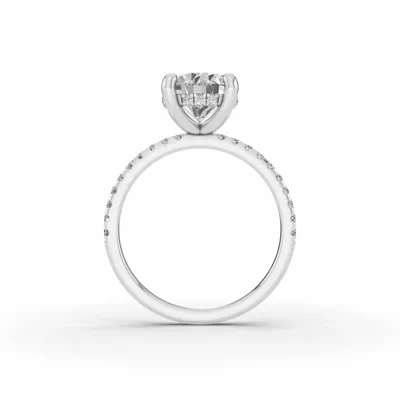 Signature Hearts & Arrows Classic Hidden Halo Pavé Engagement Ring (1.00ct. tw.)