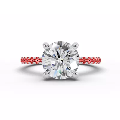 Signature Pavé Euroshank Engagement Ring (¼ ct. tw.)