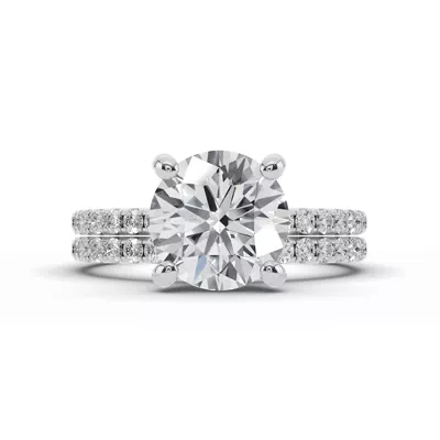 Signature Pavé Euroshank Engagement Ring (¼ ct. tw.)