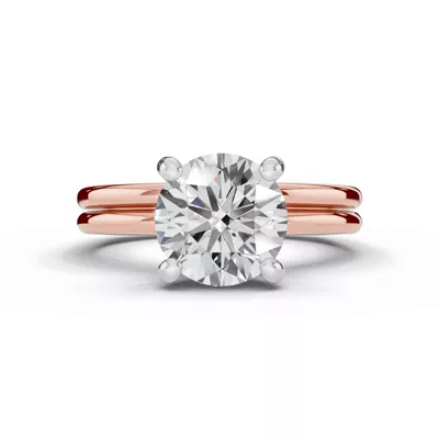 Tradition Hidden Halo Euroshank Engagement Ring (1.5mm)