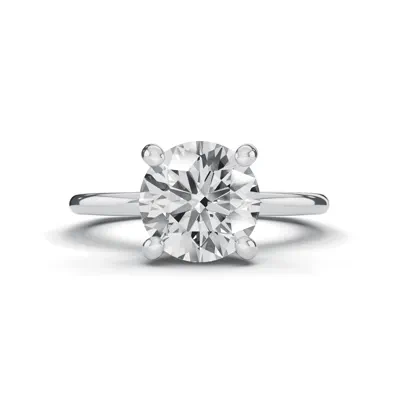 Signature Hidden Halo Euroshank Engagement Ring (1.5mm)