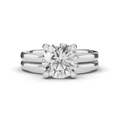 Tradition Hidden Halo Euroshank Engagement Ring (2mm)