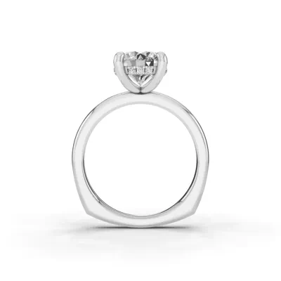 Tradition Hidden Halo Euroshank Engagement Ring (2mm)