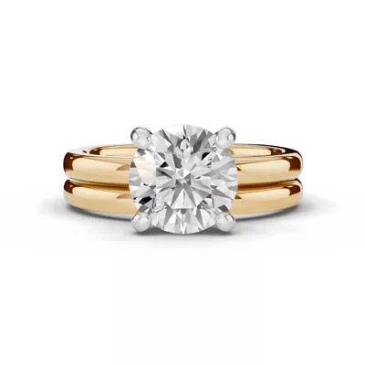 Signature Hidden Halo Euroshank Engagement Ring (2mm)