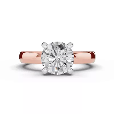 Tradition Hidden Halo Euroshank Engagement Ring (3mm)