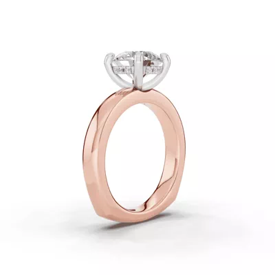 Tradition Hidden Halo Euroshank Engagement Ring (3mm)