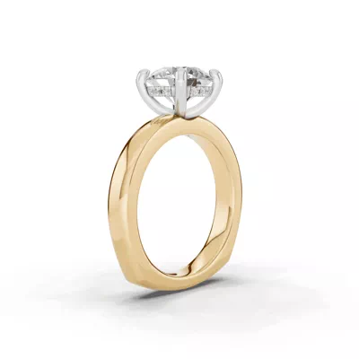 Tradition Hidden Halo Euroshank Engagement Ring (3mm)