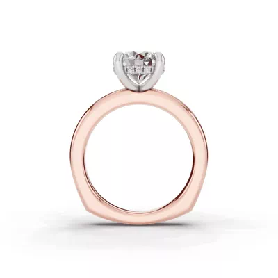 Tradition Hidden Halo Euroshank Engagement Ring (3mm)