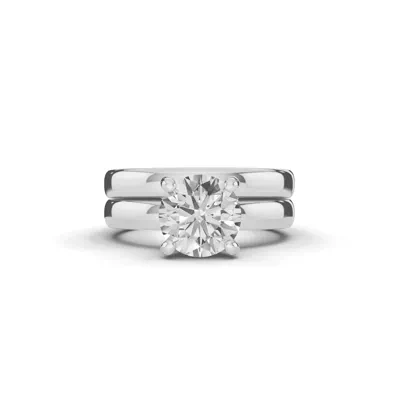 Signature Hidden Halo Euroshank Engagement Ring (3mm)