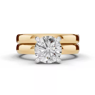 Signature Hidden Halo Euroshank Engagement Ring (3mm)