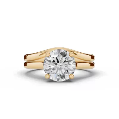 Tradition Cathedral Trellis Solitaire Engagement Ring (1.8mm)