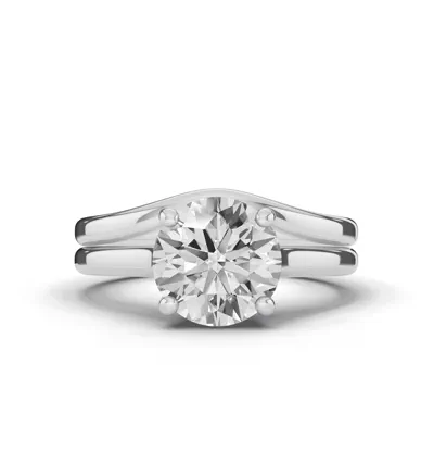 Tradition Cathedral Trellis Solitaire Engagement Ring (1.8mm)